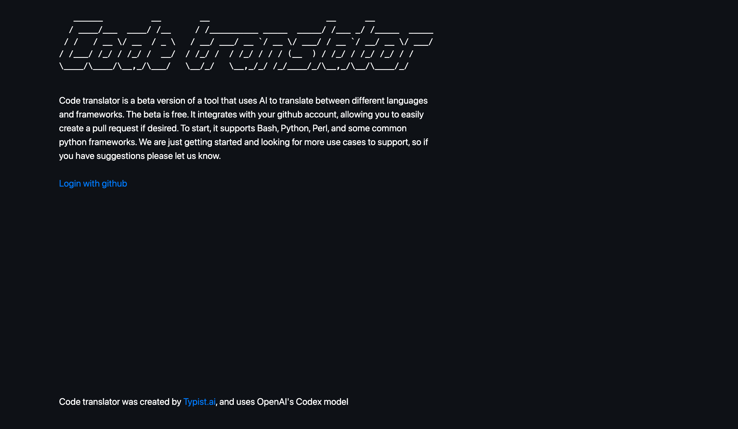 Code translator - скріншот 1