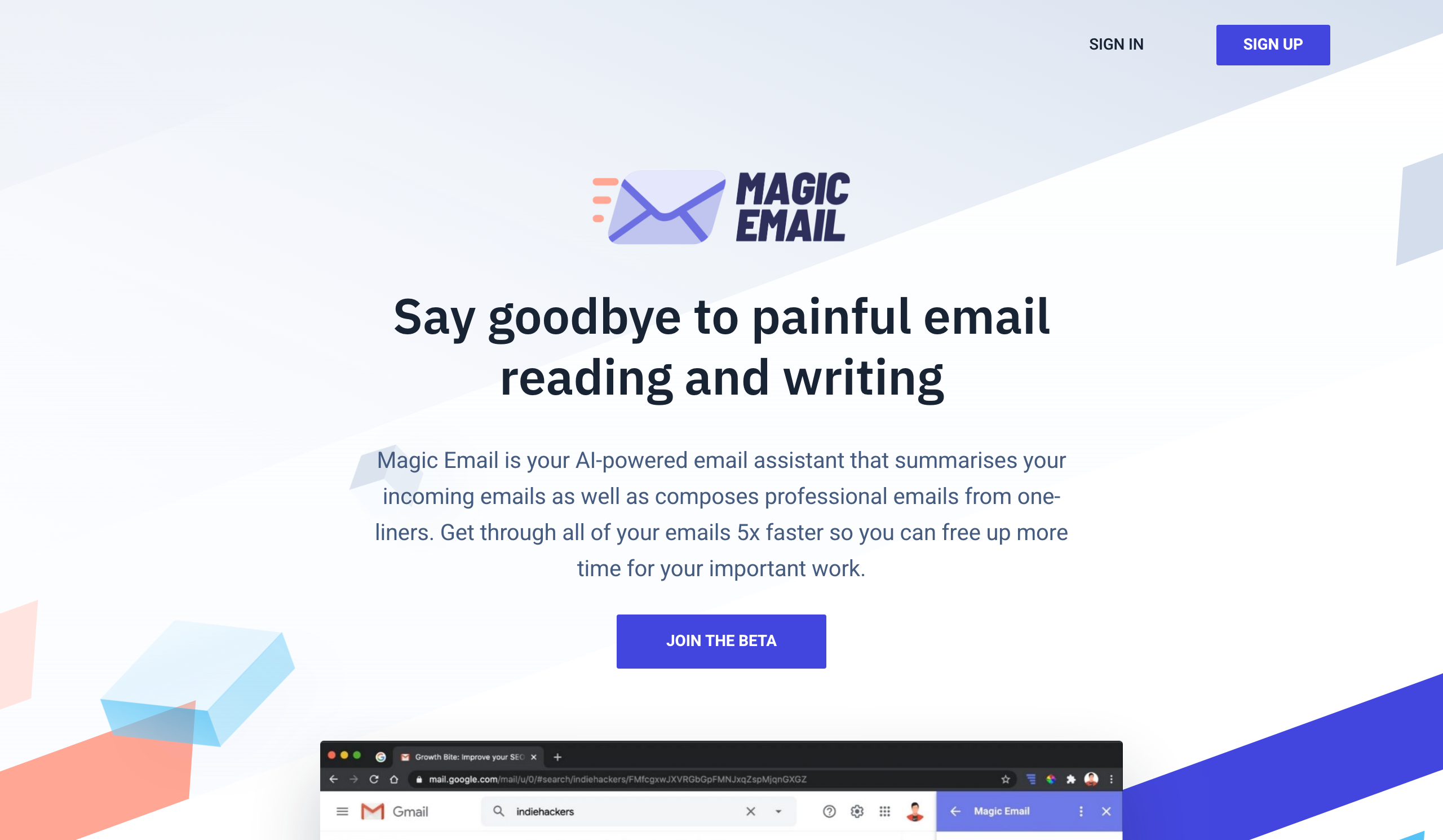 Magic Email - скріншот 1